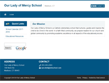 Tablet Screenshot of olmschool.eduk12.net