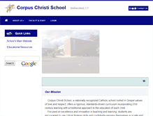 Tablet Screenshot of corpuschristict.eduk12.net